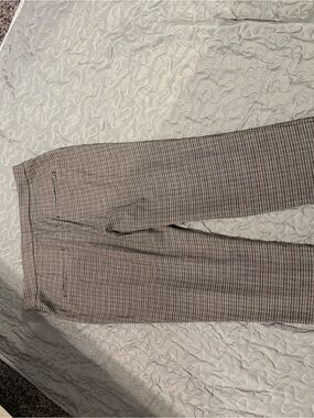 H&M Women's Brown Check Trousers